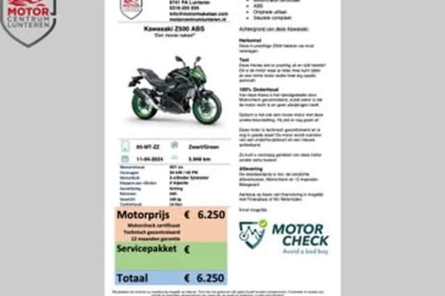 Kawasaki Z 500 (2024) thumbnail 3