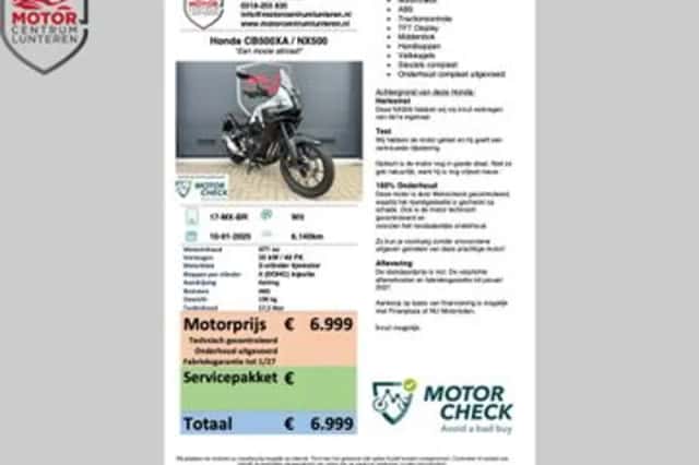 Honda CB500X (2025) thumbnail 3
