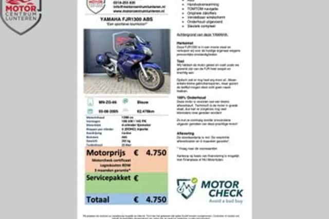 Yamaha FJR1300 (2005) thumbnail 3