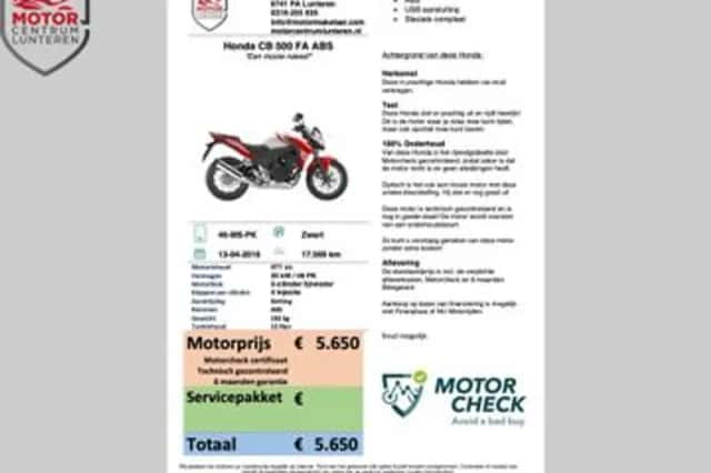 Honda CB500F (2016) thumbnail 3
