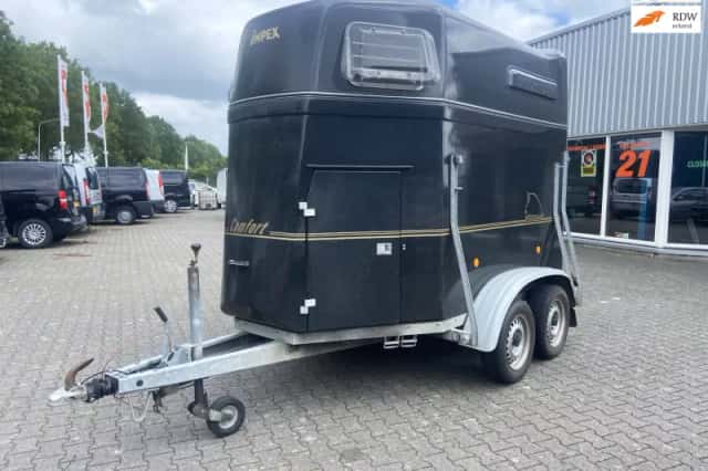 Boeckmann CS 2 paardstrailer met zadelkamer (2002) thumbnail 1