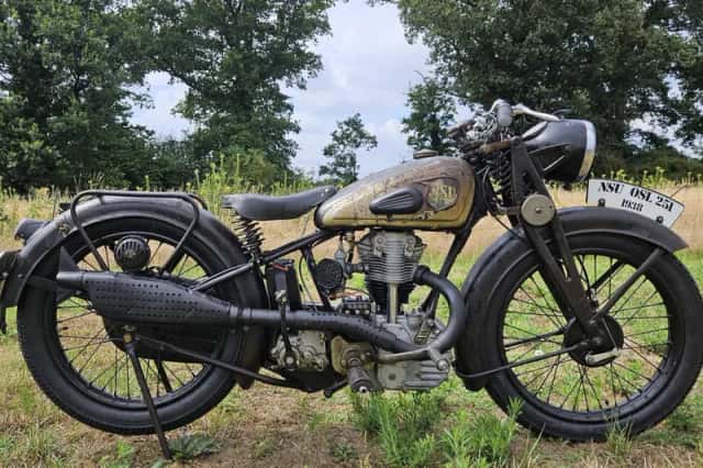 NSU 251 OSL in first paint technical fully rebuild with all invoices (1938) thumbnail 1
