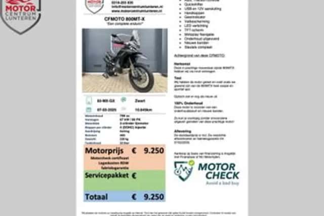 CFMoto 800 MTX (2025) thumbnail 3