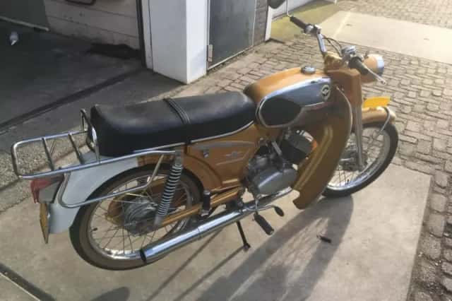 Zündapp Bromfiets GTS 50 goudhaantje (1973) thumbnail 3