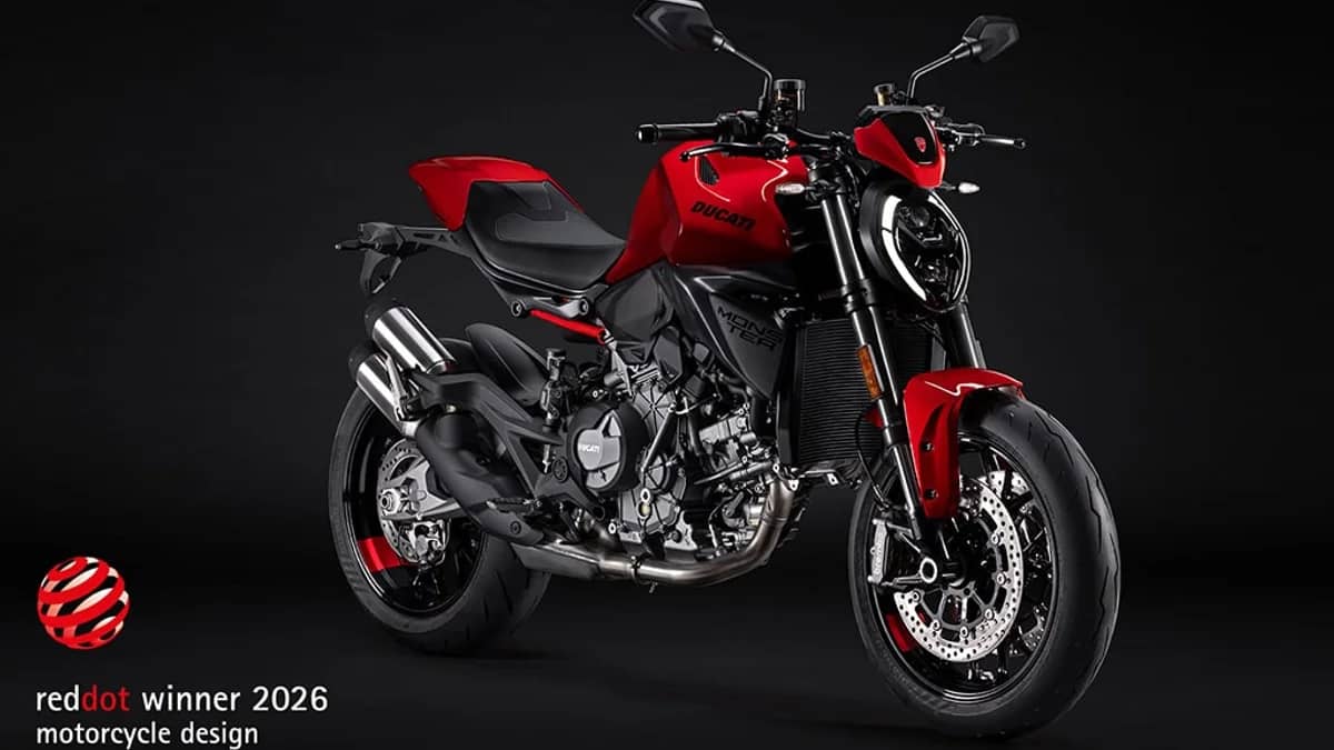 Ducati Monster wint prestigieuze Red Dot Design Award