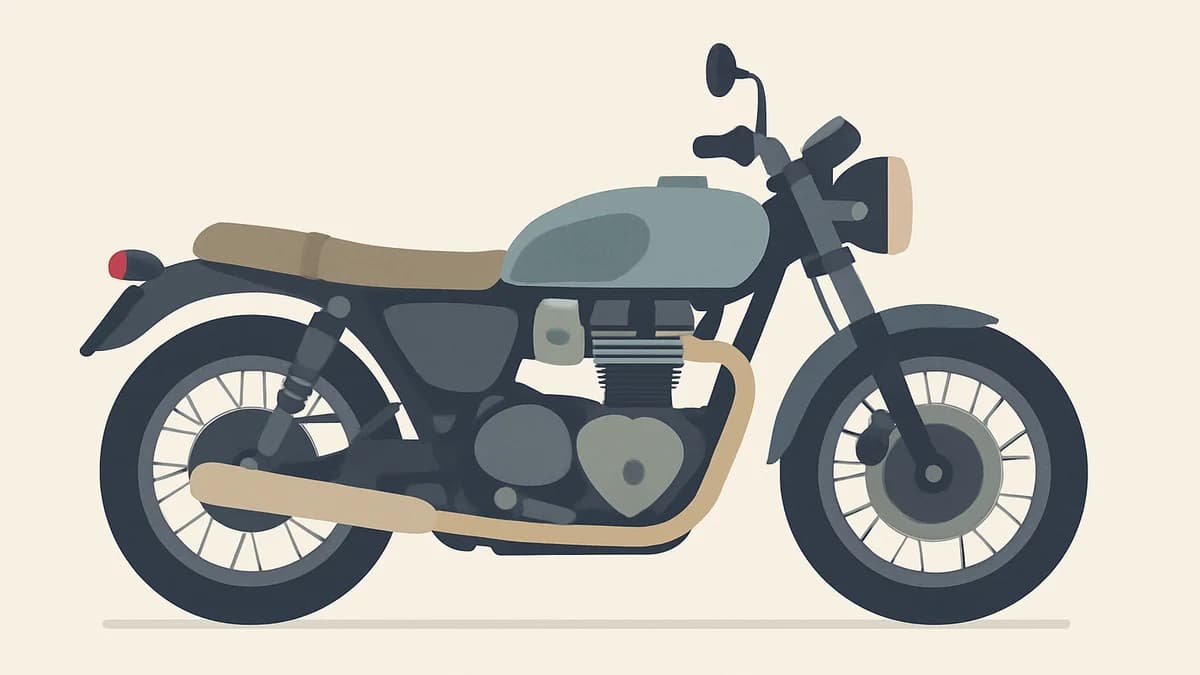 Nieuwe campagne benadrukt belang van motorkleding (AI-illustratie)