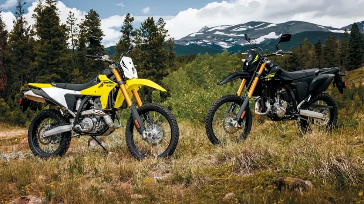Nieuwe kleuren voor Suzuki DR-Z4S en DR-Z4SM in 2027