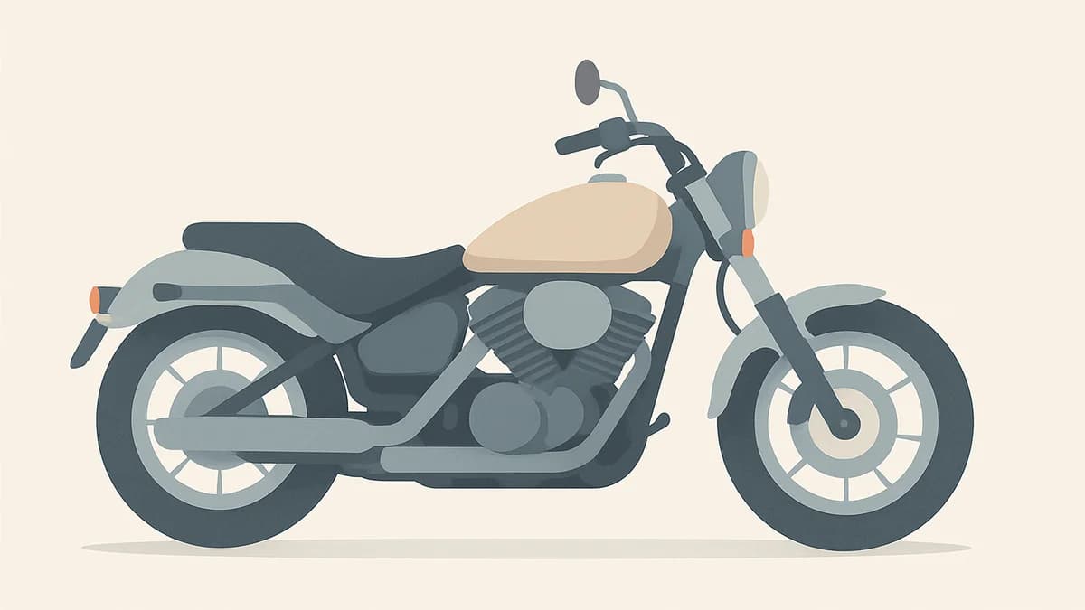 Aandeel Harley-Davidson stijgt ondanks dalende motorprijzen (AI-illustratie)