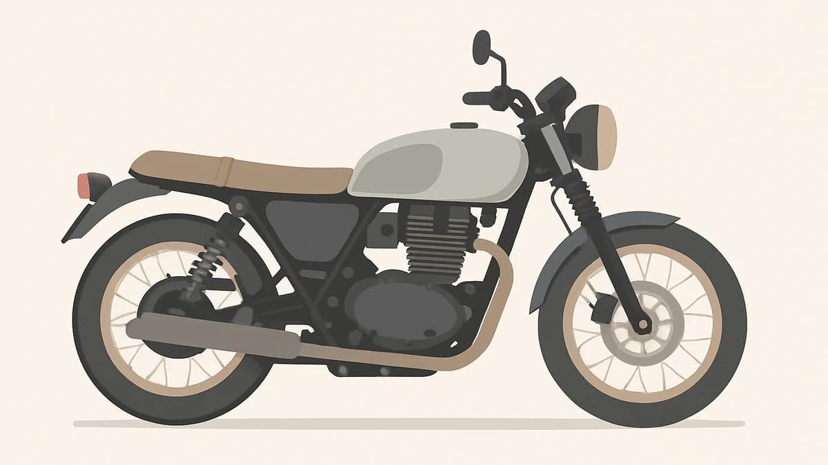 Belgische motorkeuring voor motoren toch niet weg in september (AI-illustratie)
