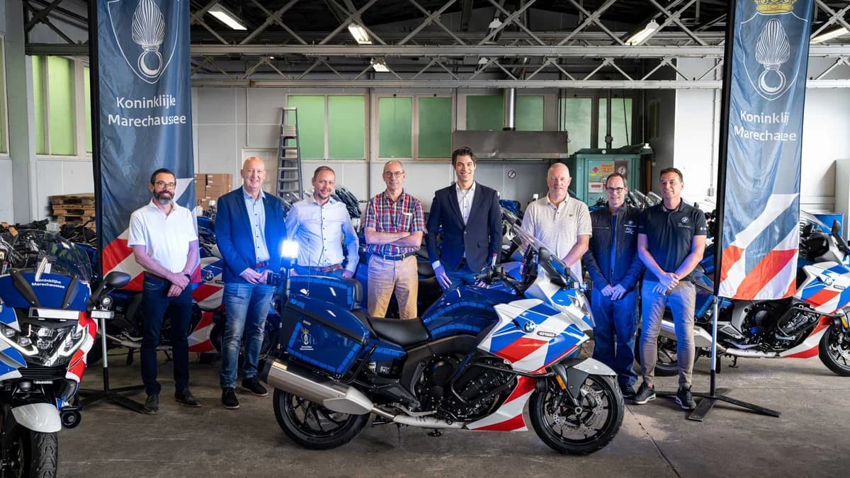 BMW Motorrad levert K 1600 GT-p motorfietsen aan Marechaussee