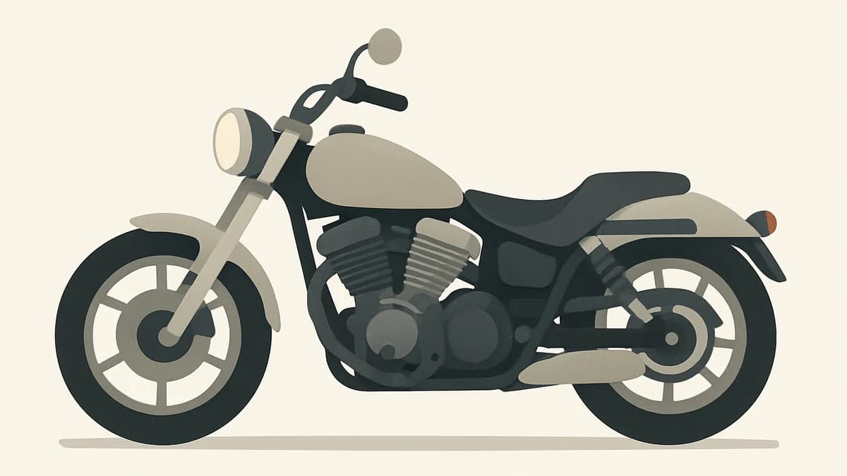 Harley-motoren en Amerikaanse wagens op de Markt in Terneuzen (AI-illustratie)