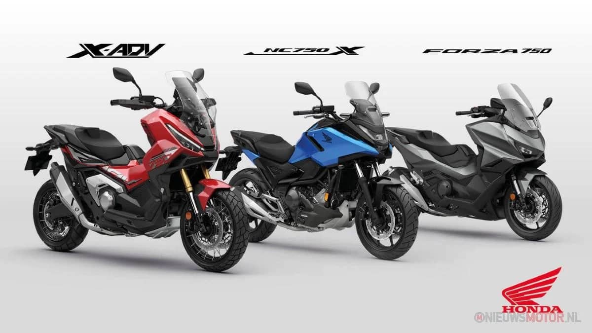 Honda introduceert nieuwe kleuren voor 2027 X-ADV, Forza 750 en NC750X