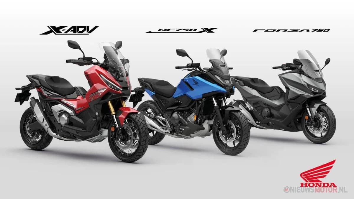 Honda introduceert nieuwe kleuren voor 2027 X-ADV, Forza 750 en NC750X