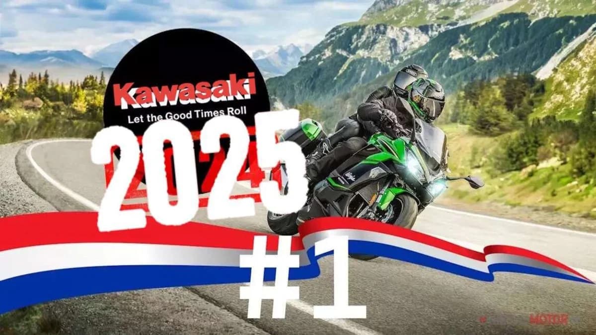Kawasaki Marktleider Motorverkopen in Nederland in 2025