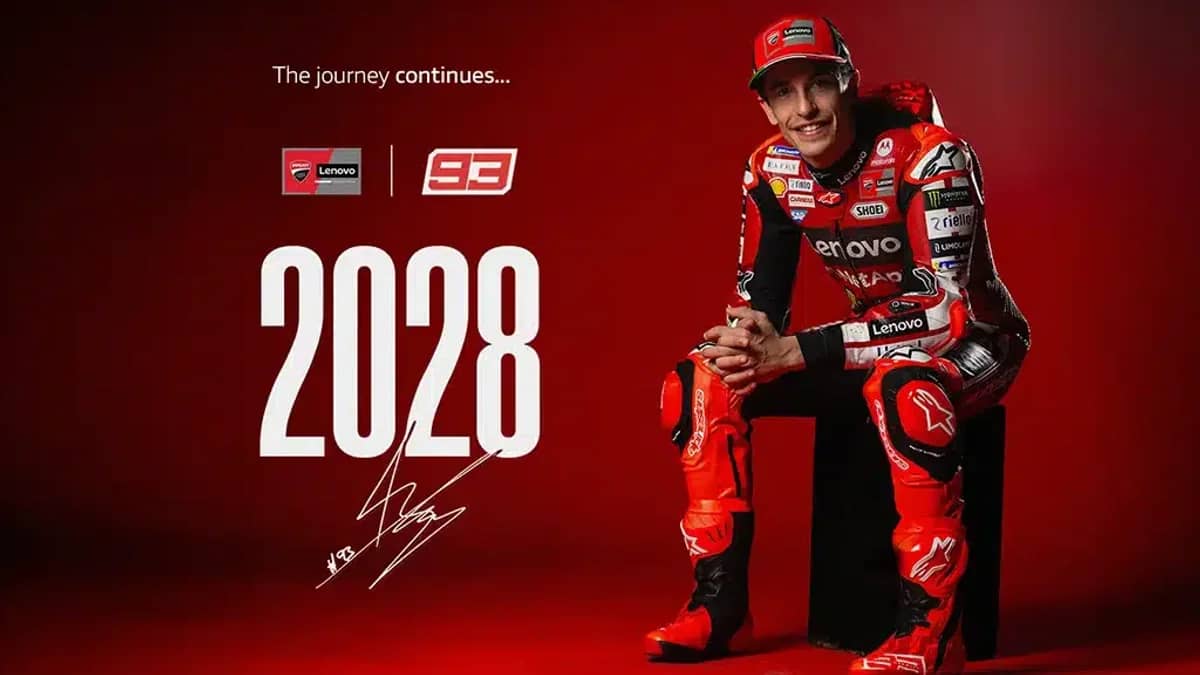 Marc Márquez verlengt contract bij Ducati tot eind 2028