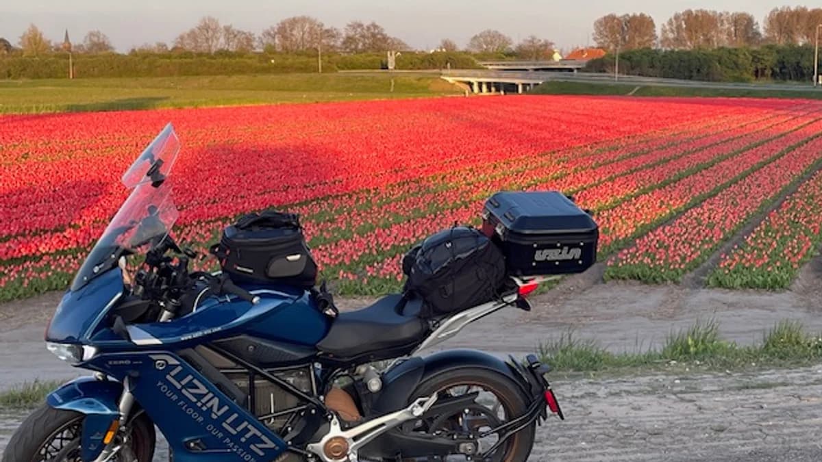 Max rijdt dagelijks 250 kilometer op Zero SR/S elektrische motor