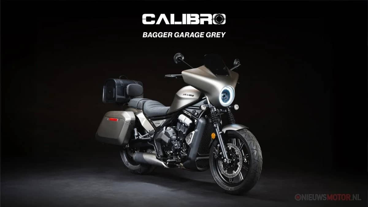 Moto Morini Calibro Bagger 2026: Nieuwe kleur en TFT-dashboard