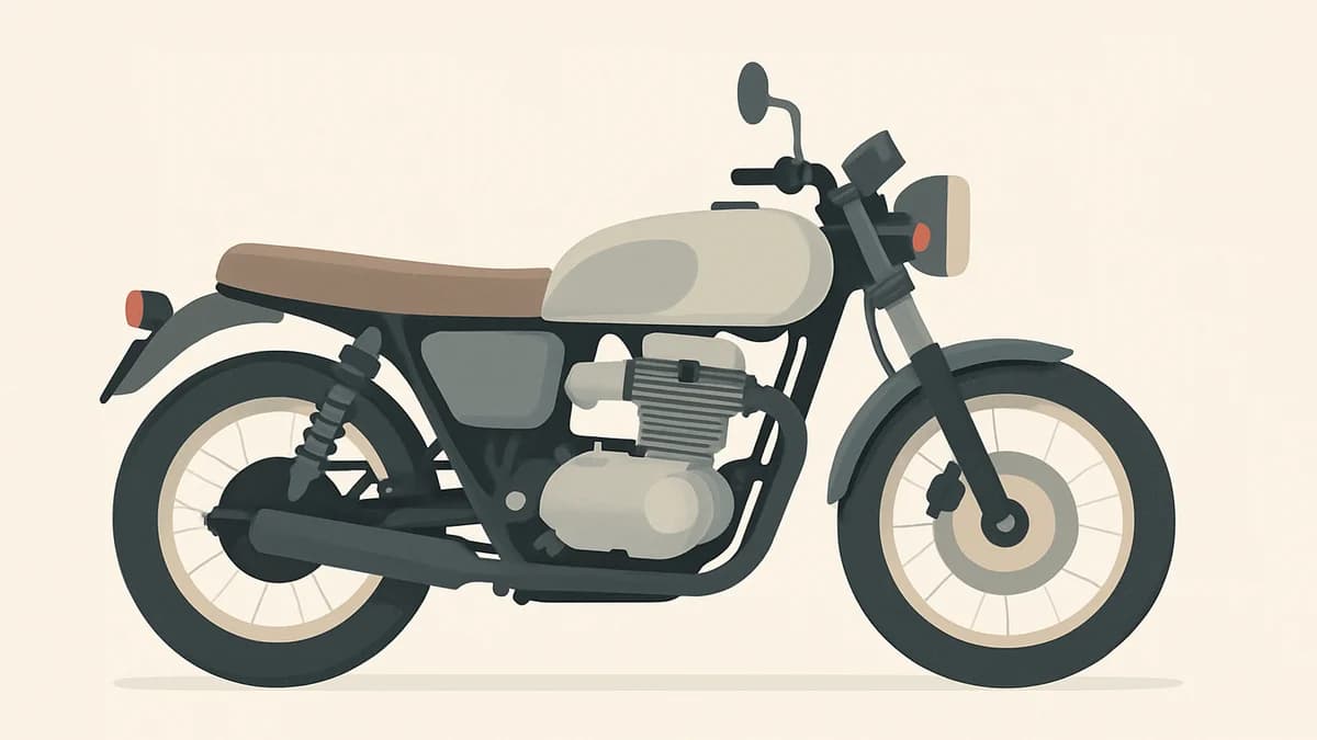 Motorrijder in sloot bij Voorthuizen, nieuwe motor beschadigd (AI-illustratie)