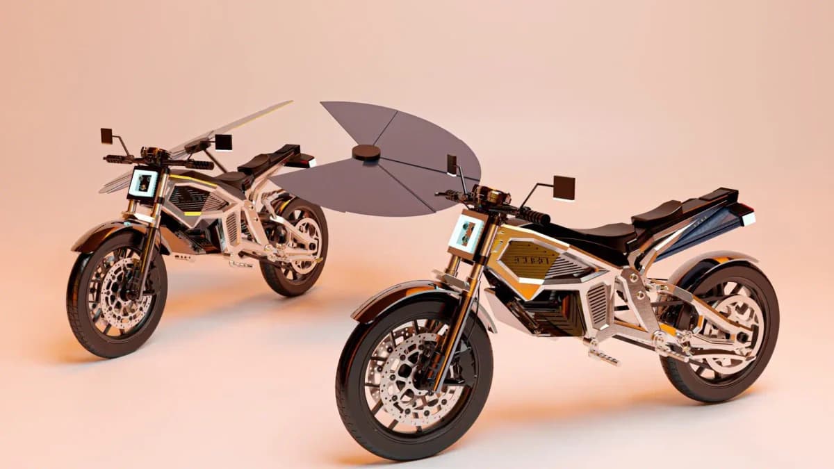 Solaris: Motorfiets Laadt Zichzelf Op met Zonne-energie