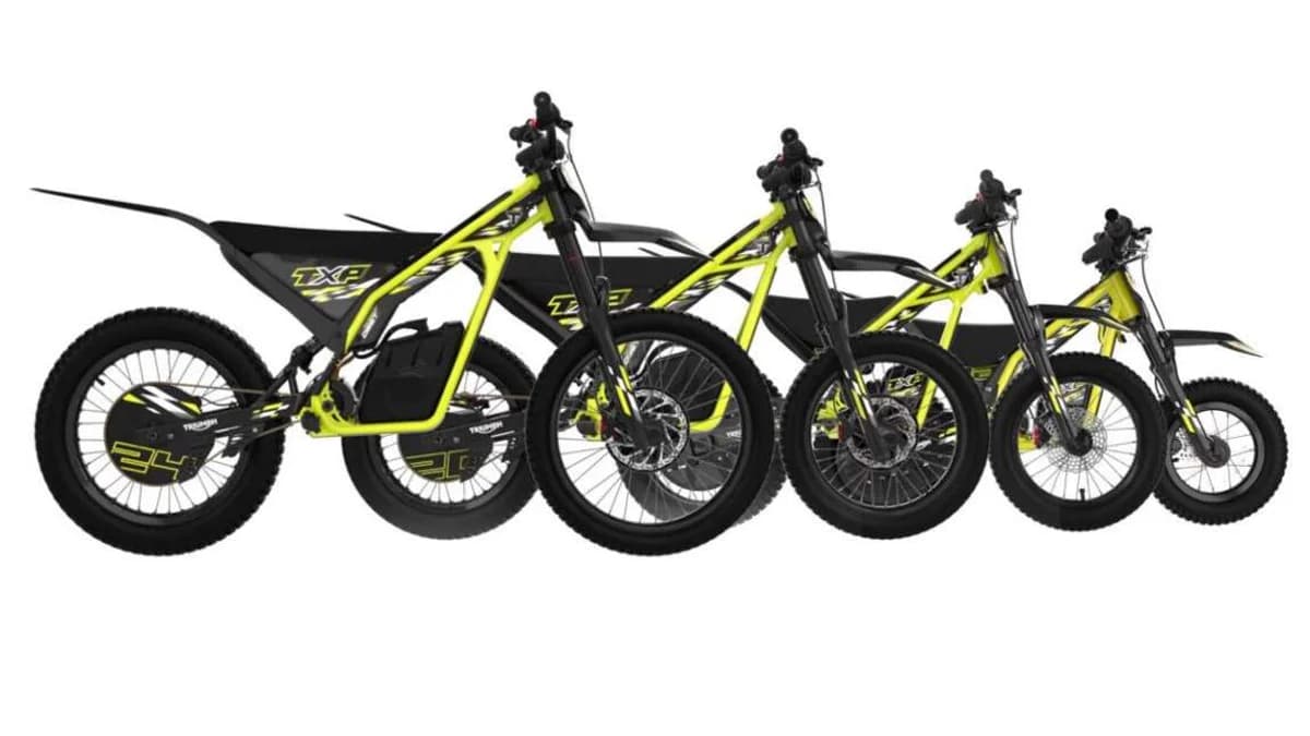 Triumph introduceert elektrische TXP motorfietsen voor jongeren