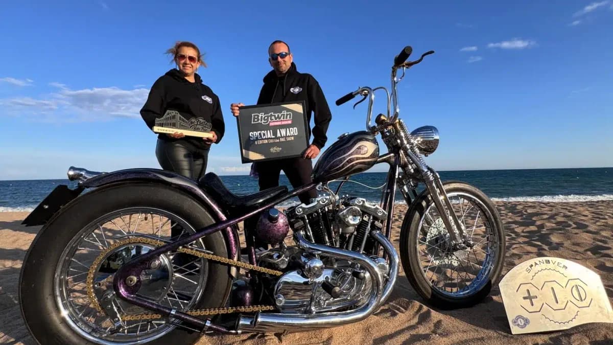 Spanover Motorcycles wint prijzen met Ironhead chopper