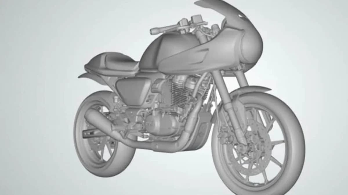 TVS Ronin café racer krijgt officieel designpatent in India